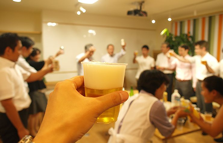 交流会乾杯 i-office吉祥寺